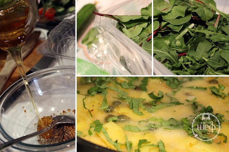 Омлет с картофелем - рецепт