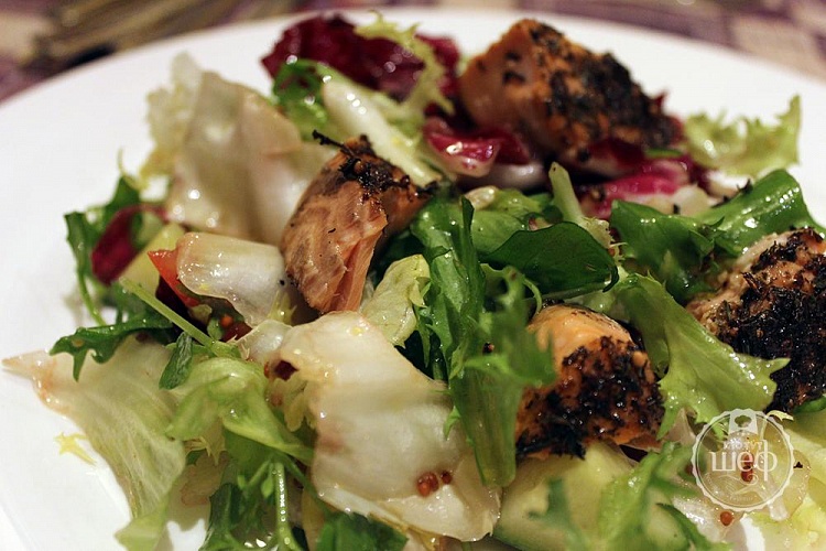 Салат с кижучем