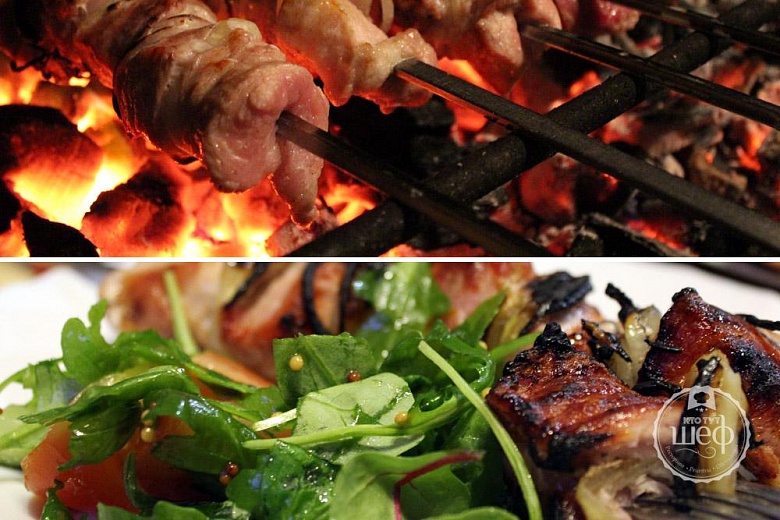 Шашлык в маринаде из минералки - рецепт