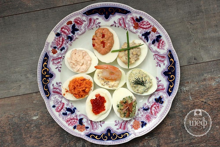 Фаршированные яйца